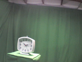 Square White Analog Clock